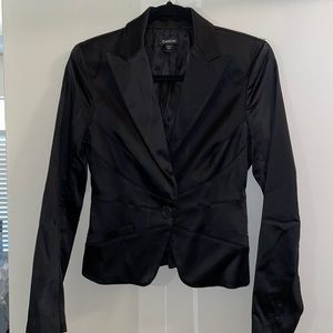 Bebe crop satin jacket